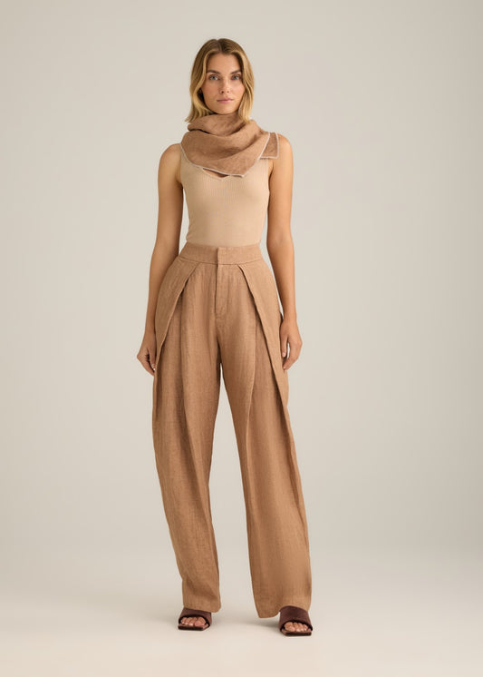 Basel V Neck Rib Biscuit