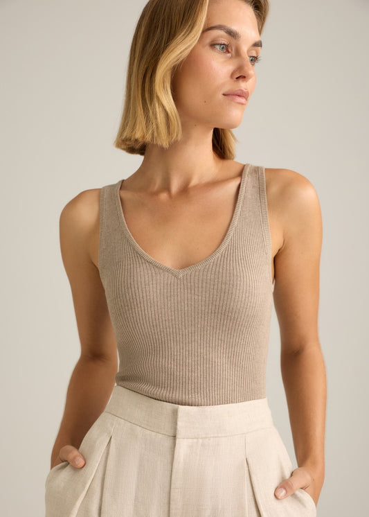 Basel V Neck Truffle