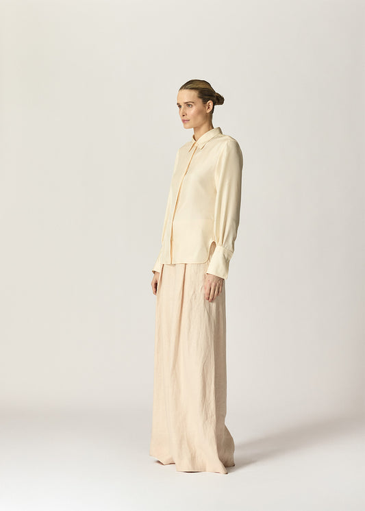 Tori Silk Shirt Cream