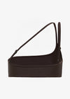 C Design Asymmetric Bikini Top Seppia Brown