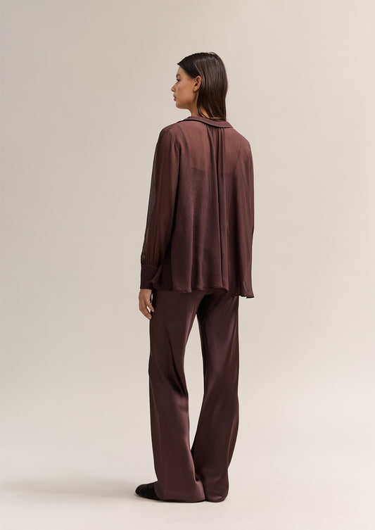 Chantelle Blouse Bitter Chocolate