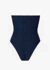 C Design Strapless Maillot Navy