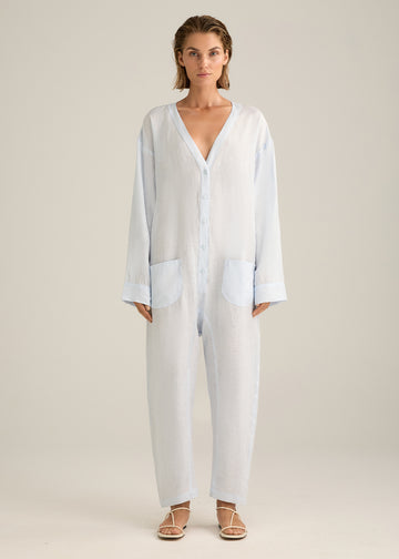 Selene Jumpsuit Pale Blue