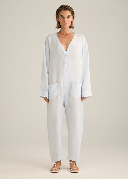 Selene Jumpsuit Pale Blue
