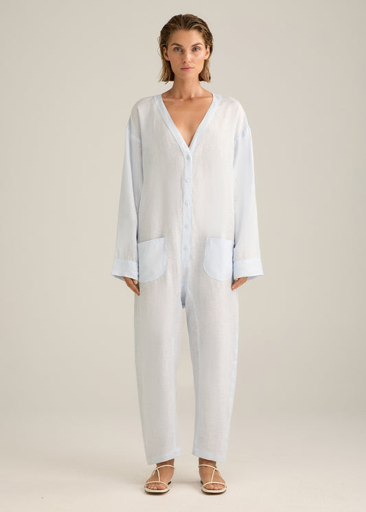 Selene Jumpsuit Pale Blue
