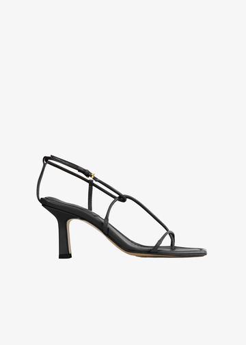 ESSEN Heeled Strappy Sandal Black