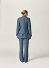 Cairo Jacket Blue Houndstooth