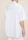 Elena Short Sleeve Shirt Blue Stripe