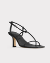 ESSEN Heeled Strappy Sandal Black