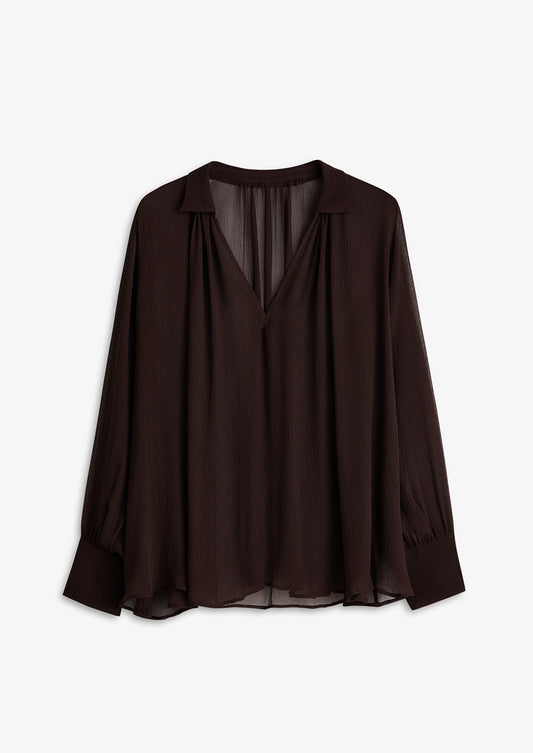 Chantelle Blouse Bitter Chocolate
