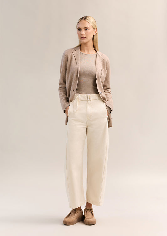 Basel Knit Top Mink Marle