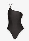 C Design Asymmetric Maillot Seppia Brown