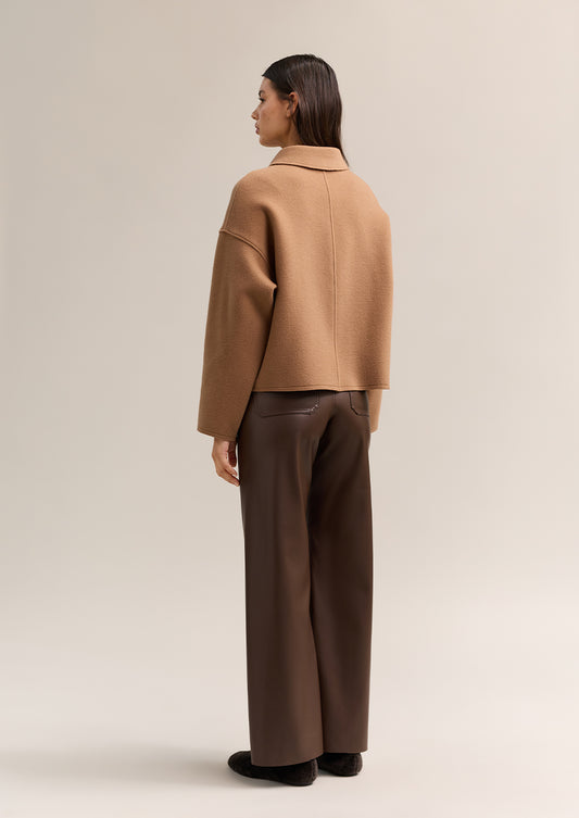 Gemma Wool Jacket Cognac
