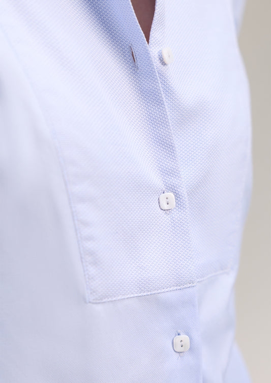 Theodore Tuxedo Shirt Oxford Blue