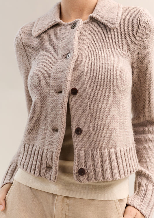Sarah Cardigan Mink Marle