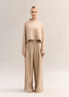Murano Pant Biscuit Herringbone