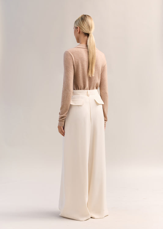 Dene Knit Shirt Sand Marle