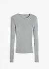 Basel Knit Top Silver