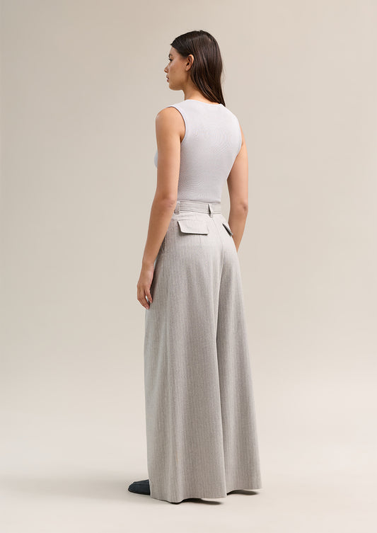Basel Knit Tank Silver