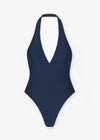 C Design Halter Maillot Navy