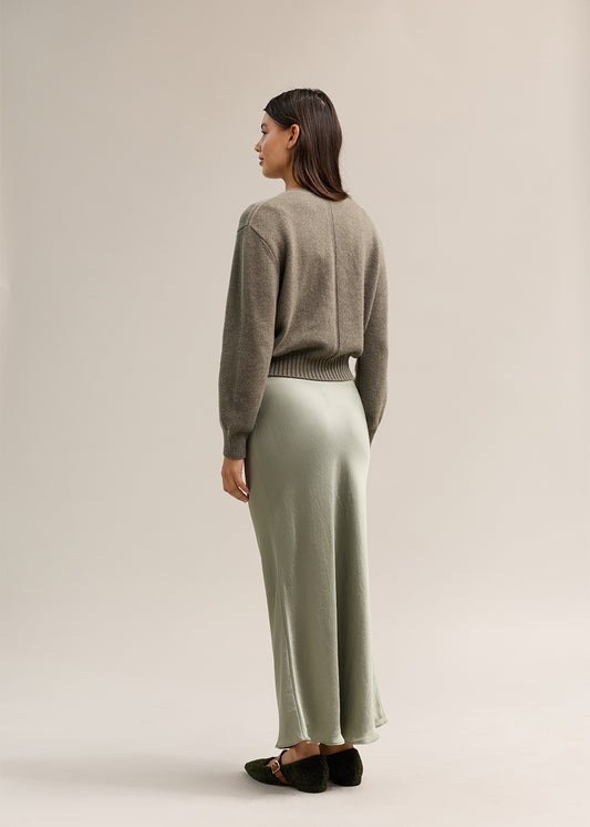 Harper Sweater Khaki Marle