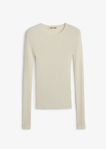 Basel Knit Top Ivory