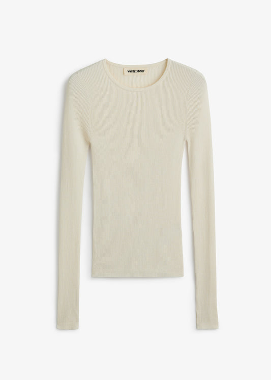 Basel Knit Top Ivory