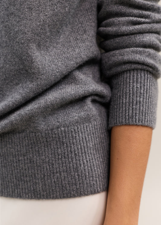 Melrose Knit Charcoal Marle