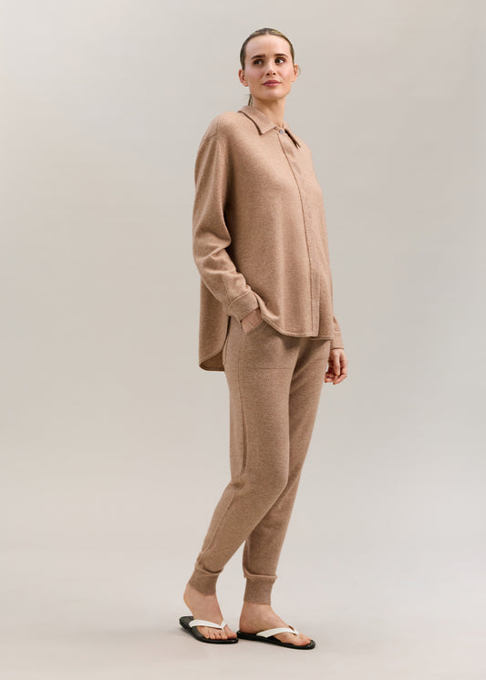 Sidney Knitted Shirt Taffy