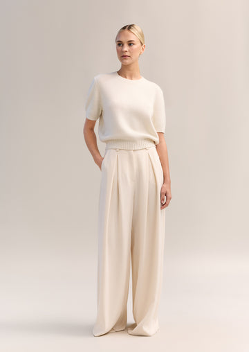 Dover Short Sleeve Knit Ivory