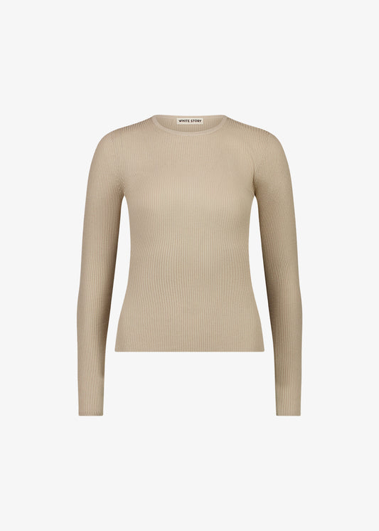 Basel Knit Top Beige