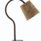Curve Lamp - Cow Hide