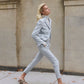 Julia Rib Roll Neck Grey